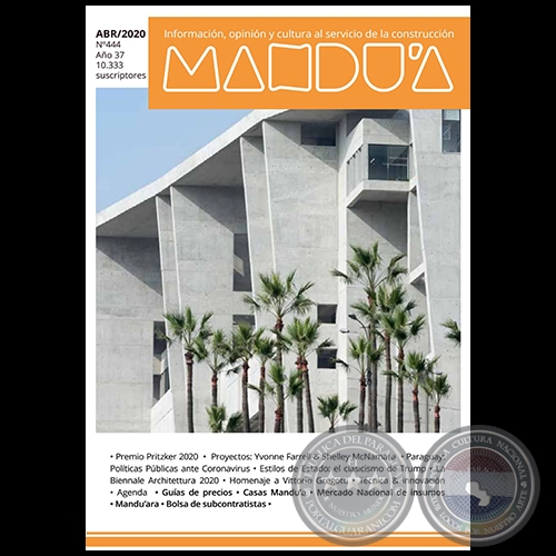 MANDUA Revista de la Construcción - Nº 444 - Abril 2020